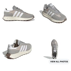 adidas Originals Men's Retropy E5 Sneaker, Solid Grey/White size 9.5